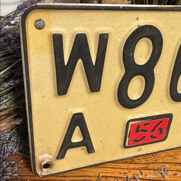 Vintage Conneticut Collectible
License Plate with ‘56 Metal tab - Picture 2 of 8